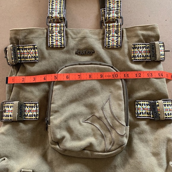 Hurley medium canvas tote with embroidered handles - Picture 12 of 14